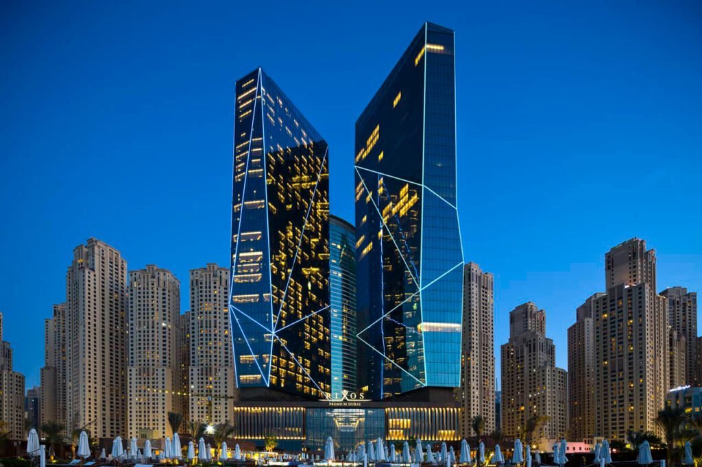 Johnson Technical Services Architecture Al Fattan Crystal Towers JBR Dubai Building